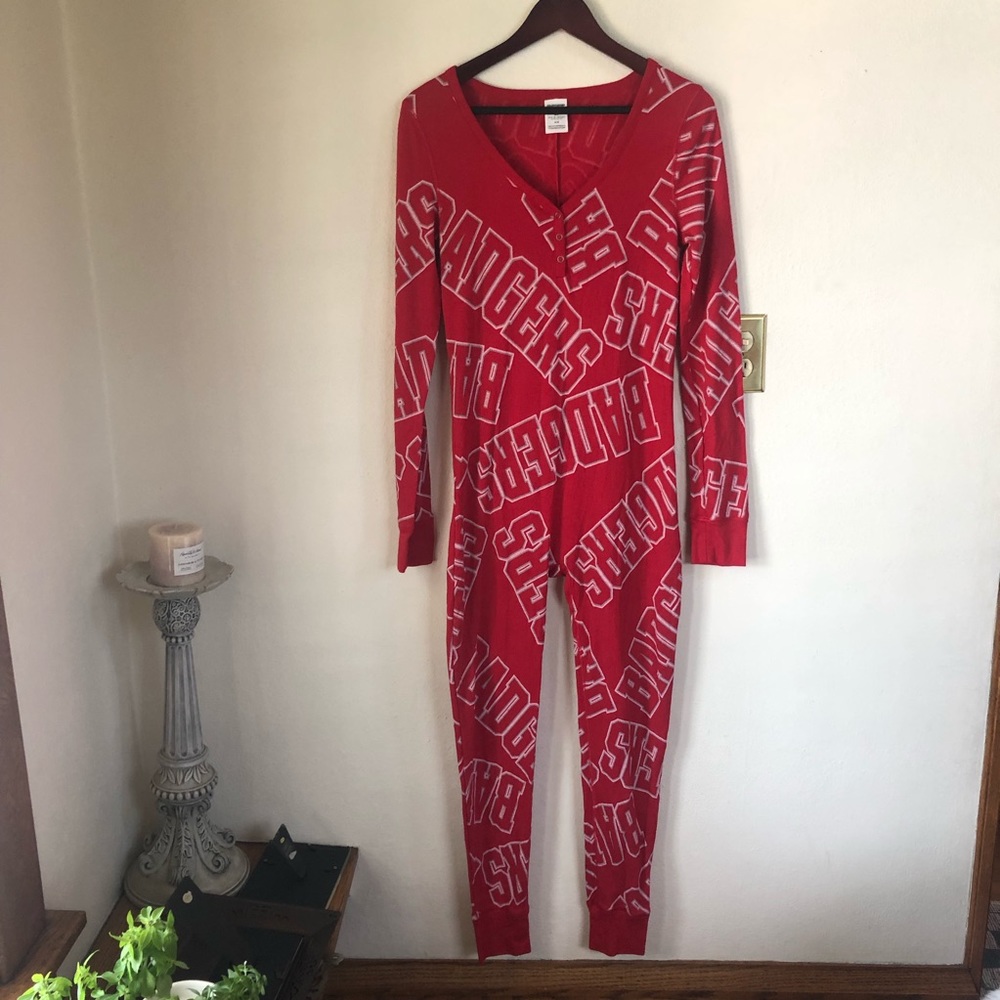 Rare VS PINK Wisconsin Badgers One Piece Onesies